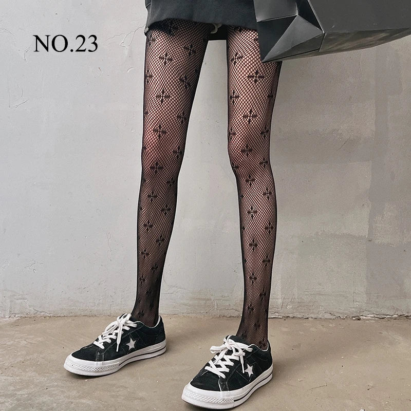 Gothic Punk Fishnet Stockings Leggings