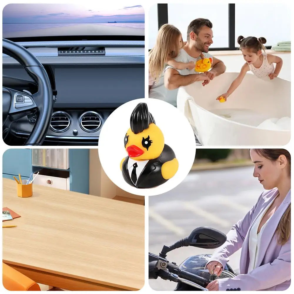 Goth/Punk Duck Figurine