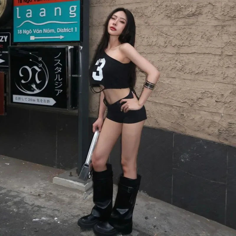 Printed Asymmetrical Top for Women