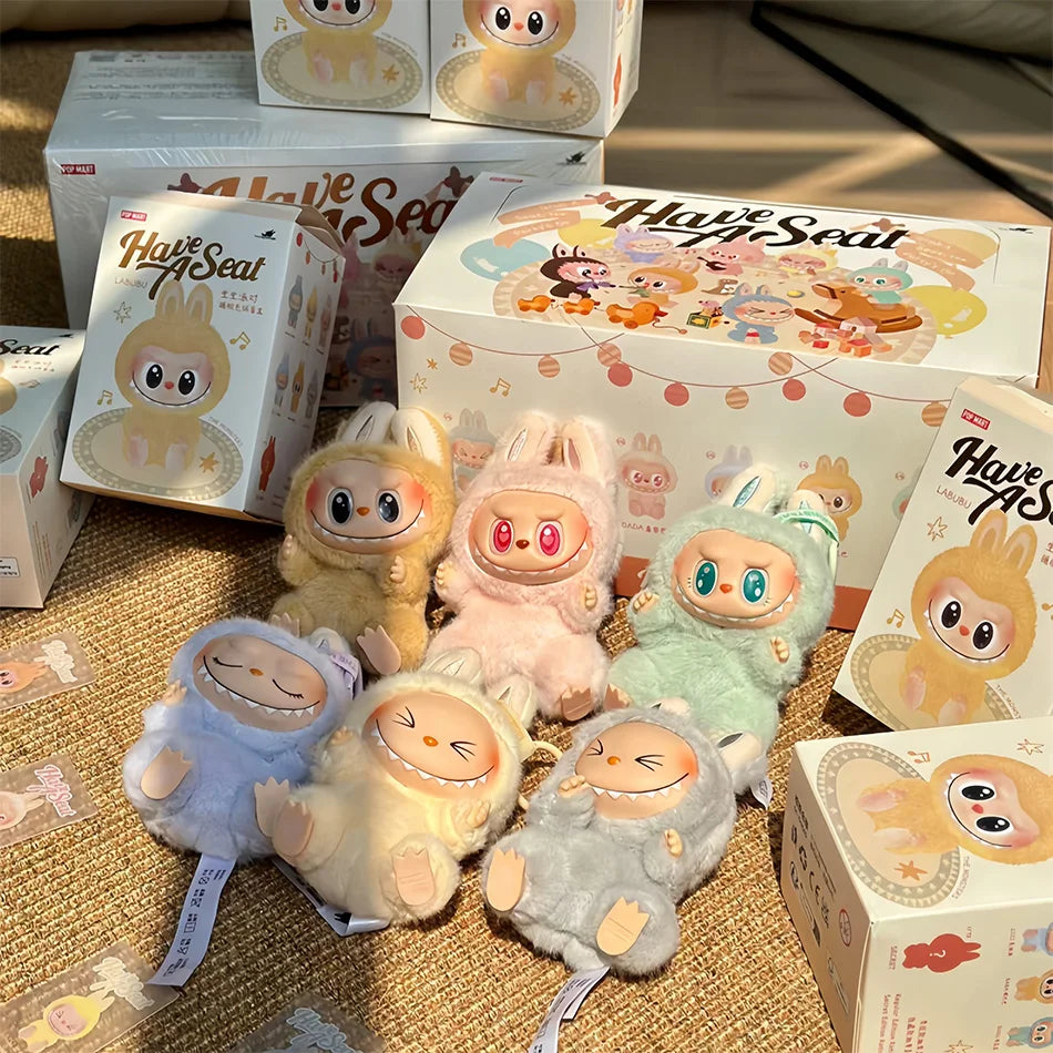 POP MART Macaron 2nd Generation Labubu Sitting Party