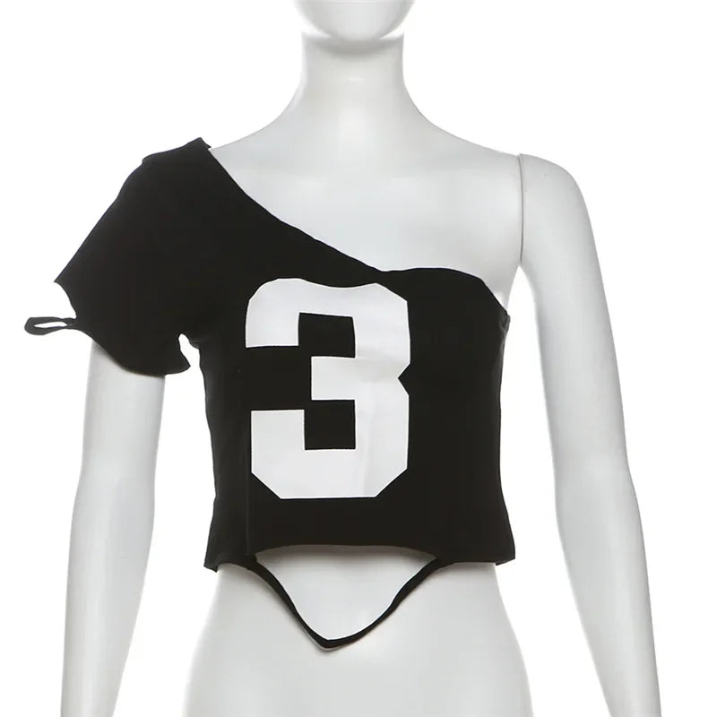 Printed Asymmetrical Top for Women