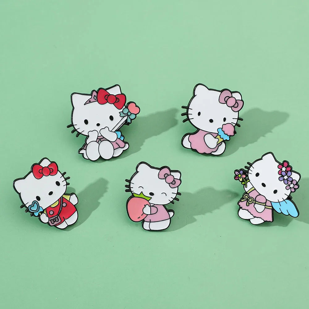 5 Pc Sanrio Metal Pin