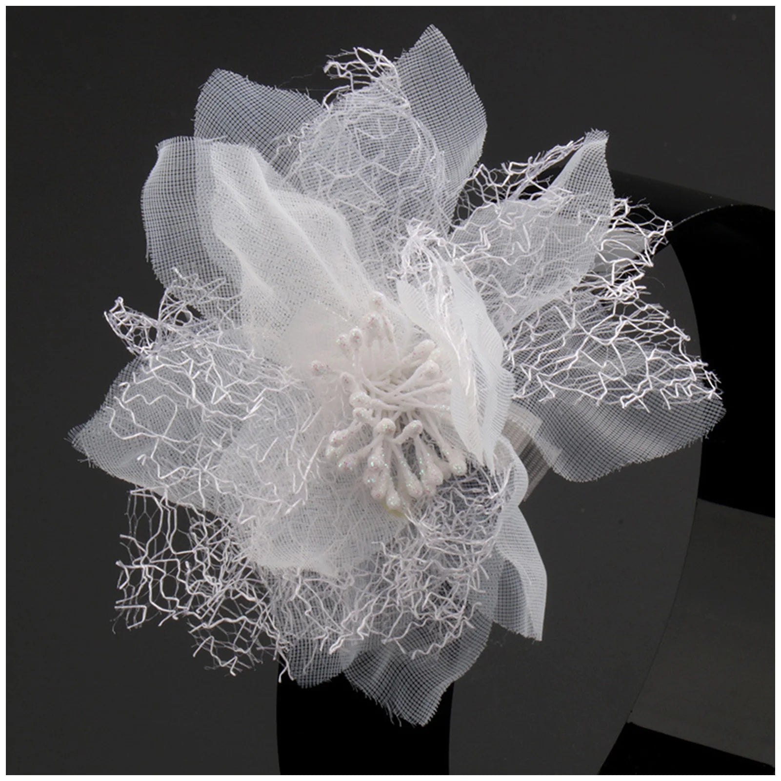 Women's Fashion Flower Feather Bead Corsage Hair Clip Bridal Hairband Brooch Pin Brida Barrettes Hair Accessories Jewelry