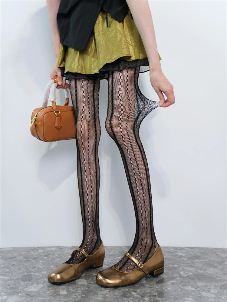 Gothic Punk Fishnet Stockings Leggings