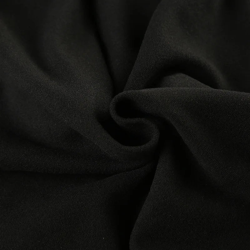 AltGoth Hollow Out Bow Patchwork Crop Tee Top