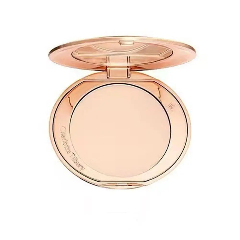 Natural Powder Setting Oil Control Puffs Waterproof Skin Brightening Foundation Compact for Soft Flawless Finish Honey Powder