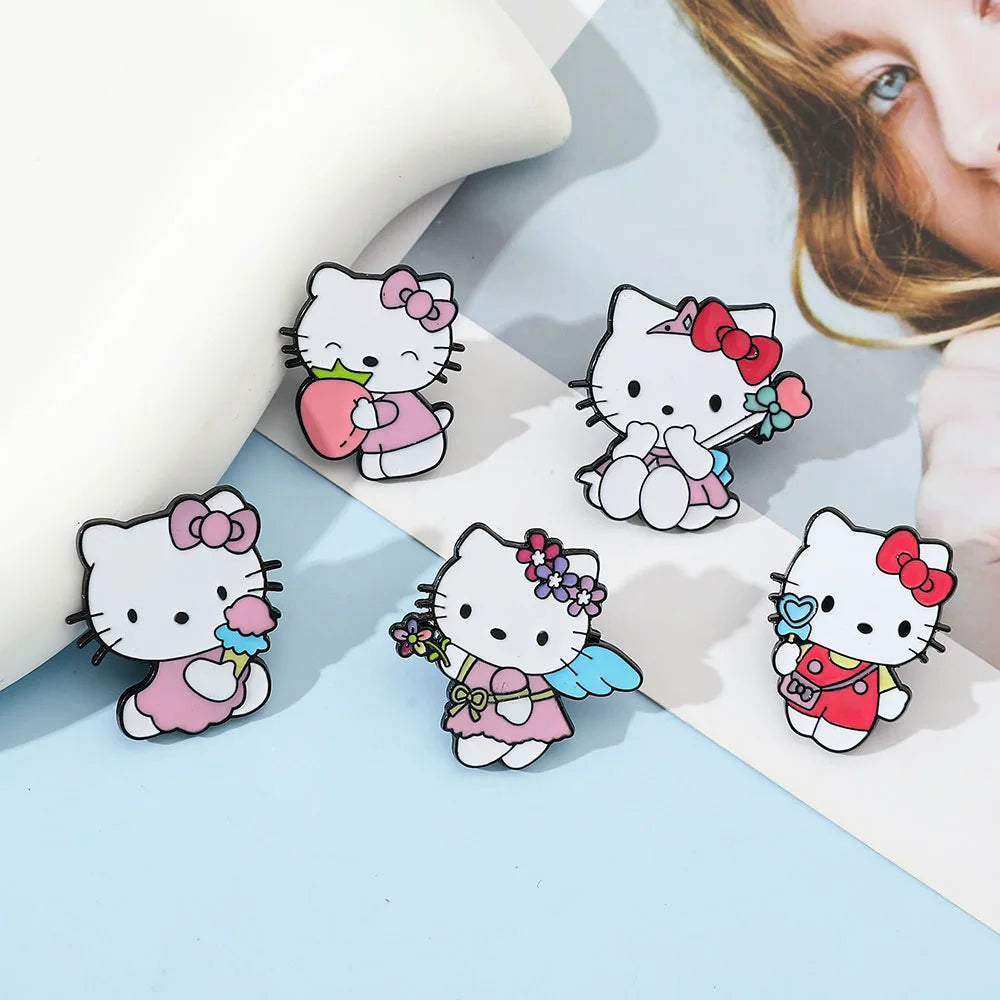 5 Pc Sanrio Metal Pin