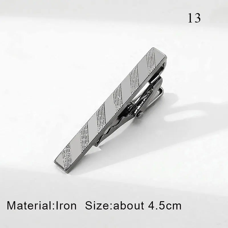 Simple Fashion Tie Clips Men'S Metal Necktie Daily Business Wedding Ceremony Tie Clip Pin Men Party Jewelry Accessories Gift