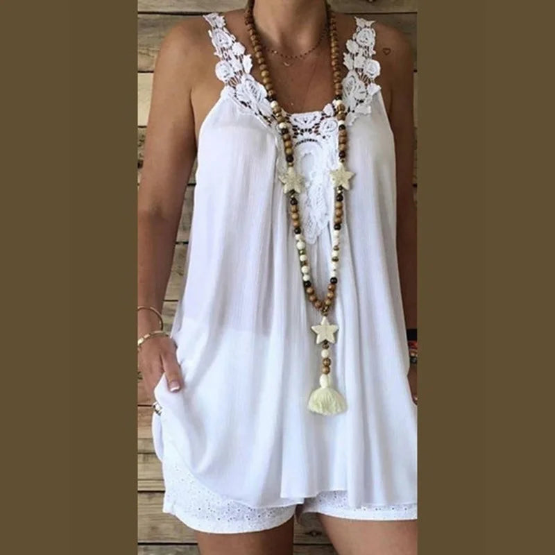 Lace Sleeveless Camisole Tank Top