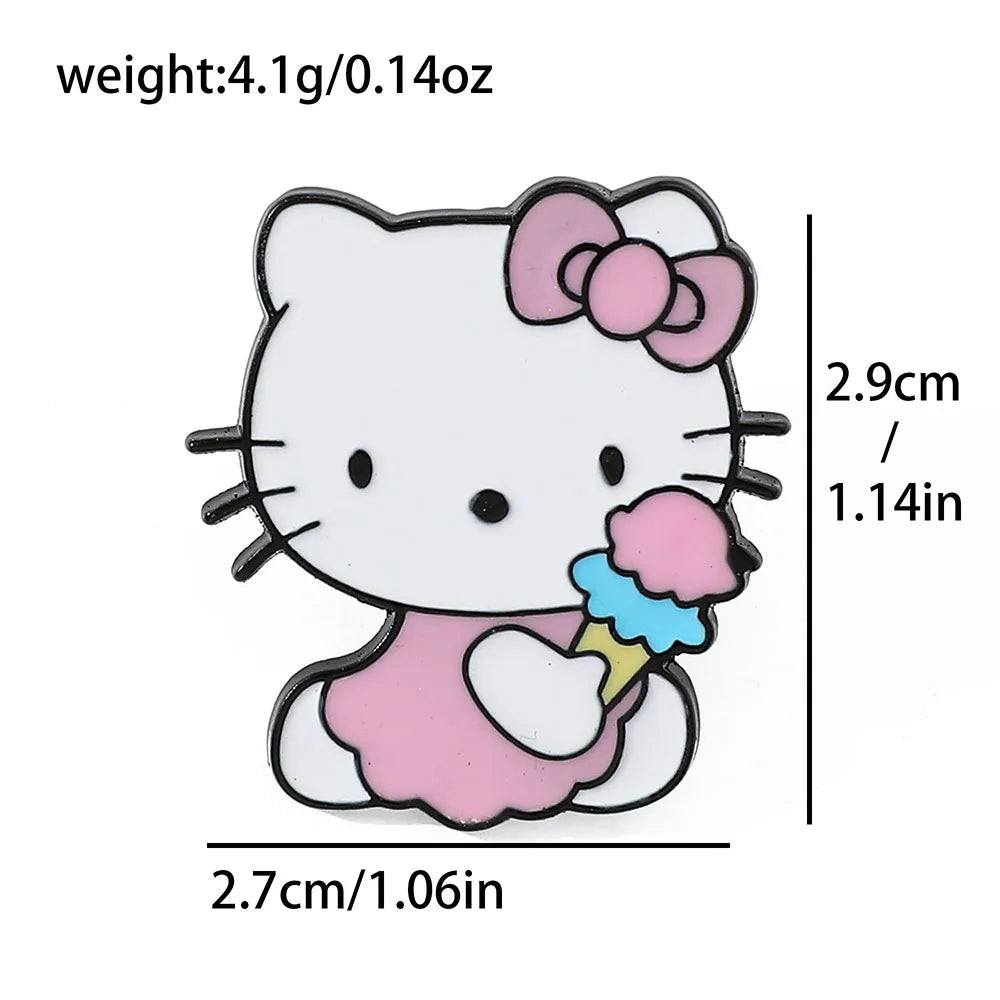 5 Pc Sanrio Metal Pin