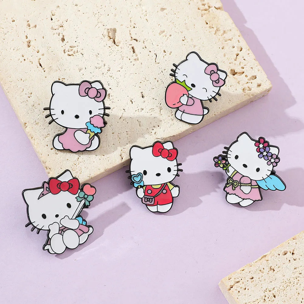 5 Pc Sanrio Metal Pin