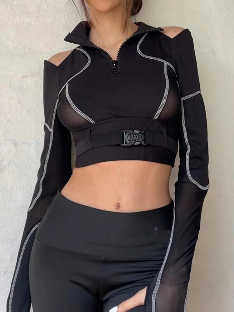 AltGoth Emo  T-shirt  Long Sleeve Techwear