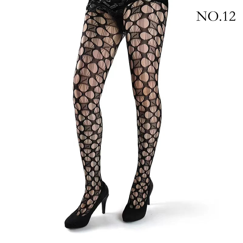 Gothic Punk Fishnet Stockings Leggings