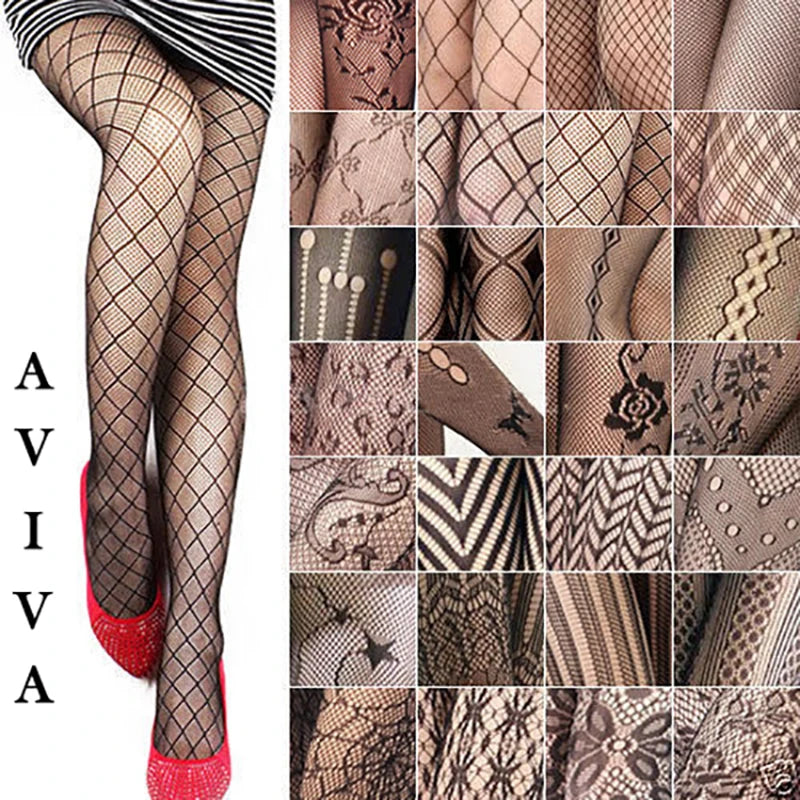 Gothic Punk Fishnet Stockings Leggings