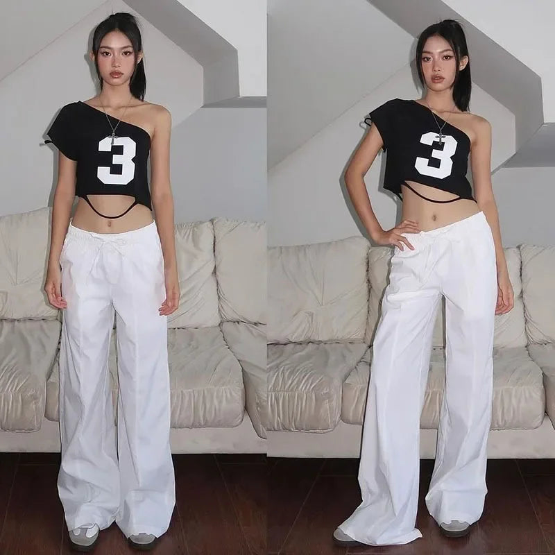 Printed Asymmetrical Top for Women