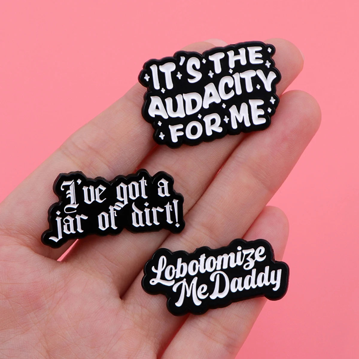 Cute Quote Series Pins