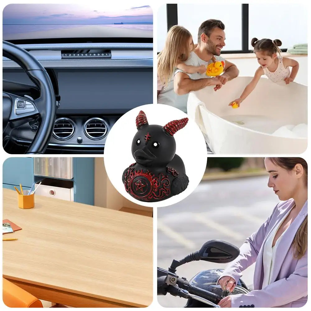 Goth/Punk Duck Figurine