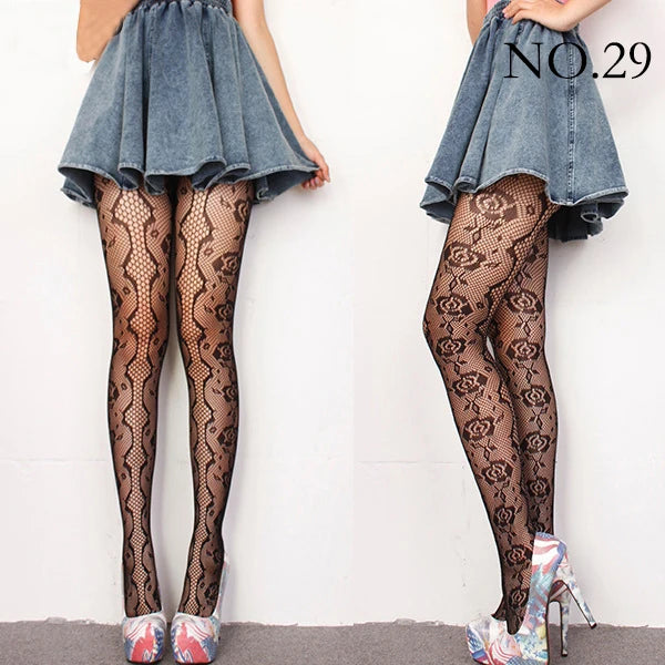 Gothic Punk Fishnet Stockings Leggings