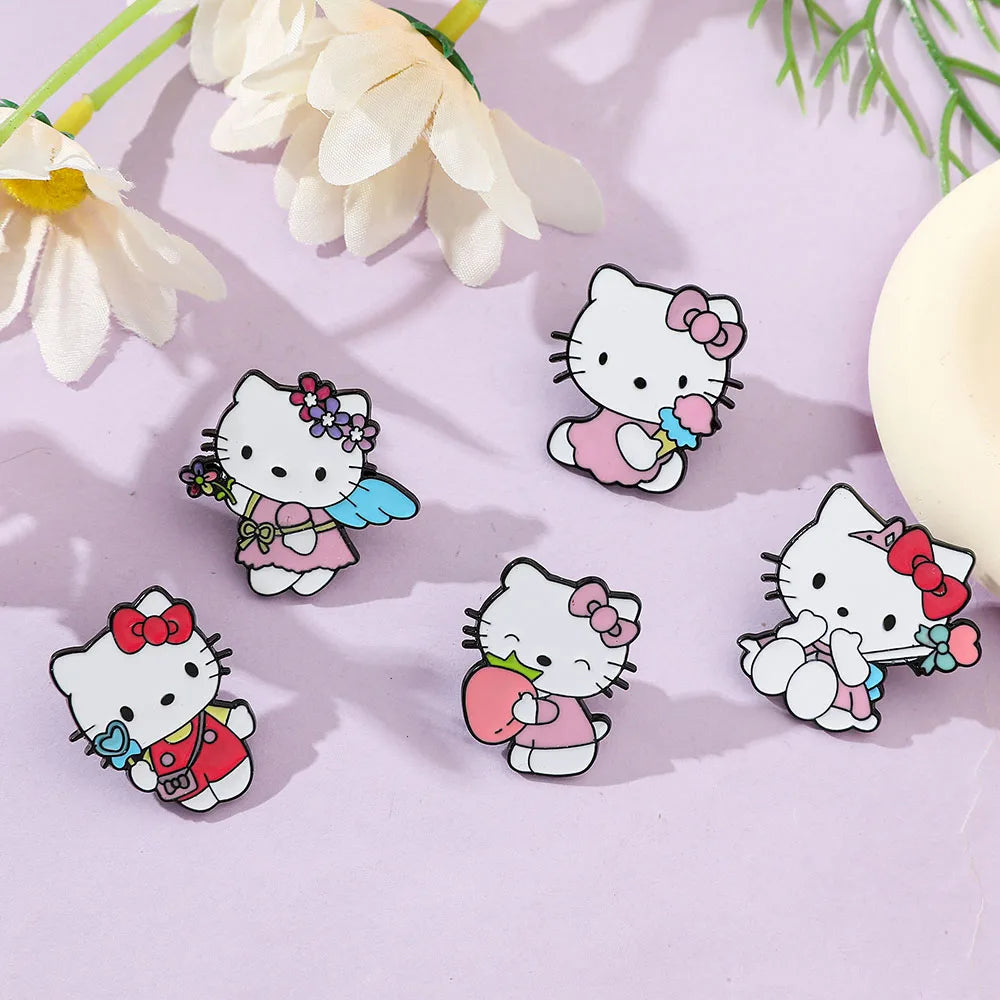 5 Pc Sanrio Metal Pin