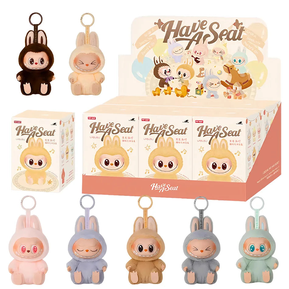POP MART Macaron 2nd Generation Labubu Sitting Party