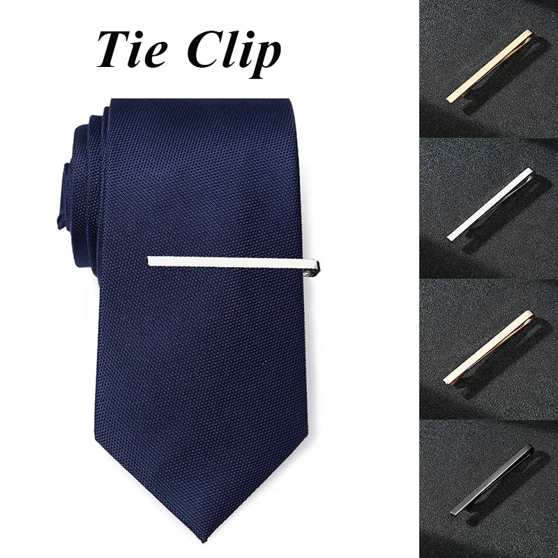 Simple Fashion Tie Clips Men'S Metal Necktie Daily Business Wedding Ceremony Tie Clip Pin Men Party Jewelry Accessories Gift