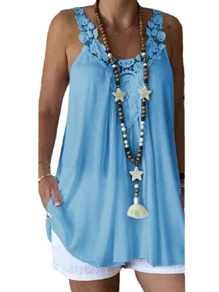 Lace Sleeveless Camisole Tank Top