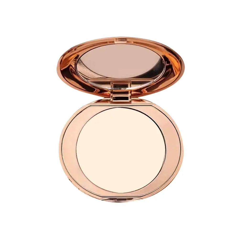 Natural Powder Setting Oil Control Puffs Waterproof Skin Brightening Foundation Compact for Soft Flawless Finish Honey Powder