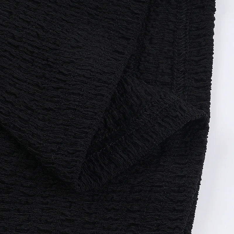 Goth  Fishnet Off Shoulder T-shirts Strap Halter Top