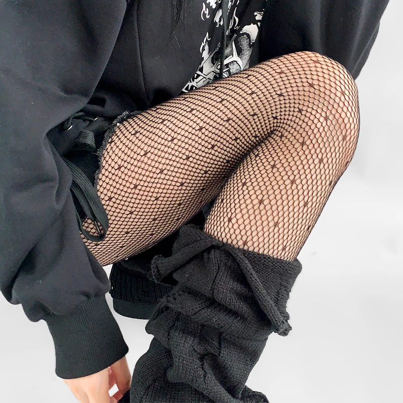 Gothic Punk Fishnet Stockings Leggings