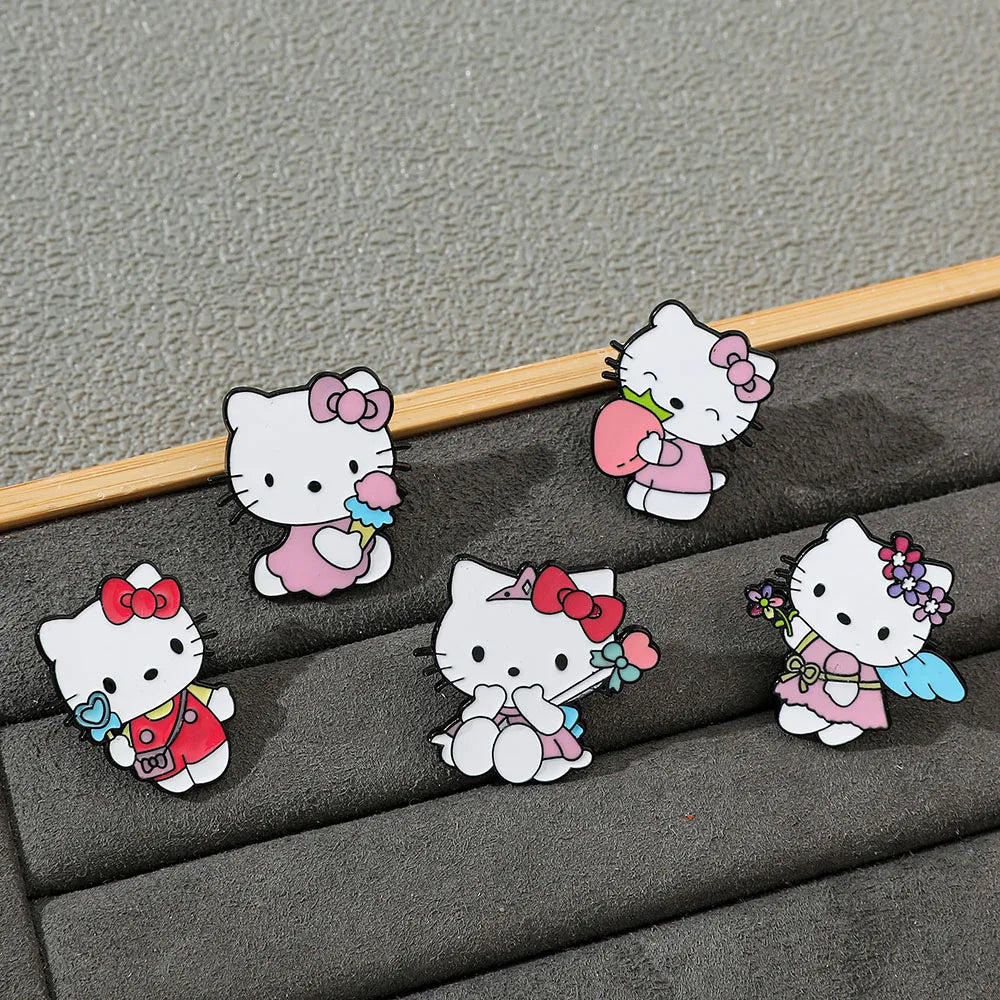 5 Pc Sanrio Metal Pin