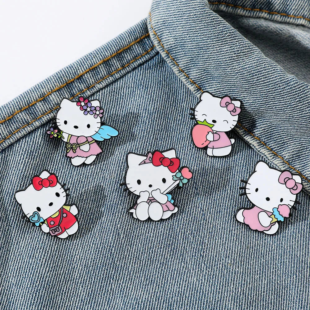 5 Pc Sanrio Metal Pin