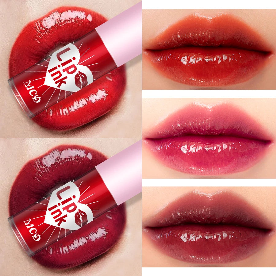 12 Color Lip Tint Non-Stick Cup Liquid Lipstick Waterproof Lip Gloss Long Lasting Water Lip Stain Lip&Cheek Makeup Lip Plumper