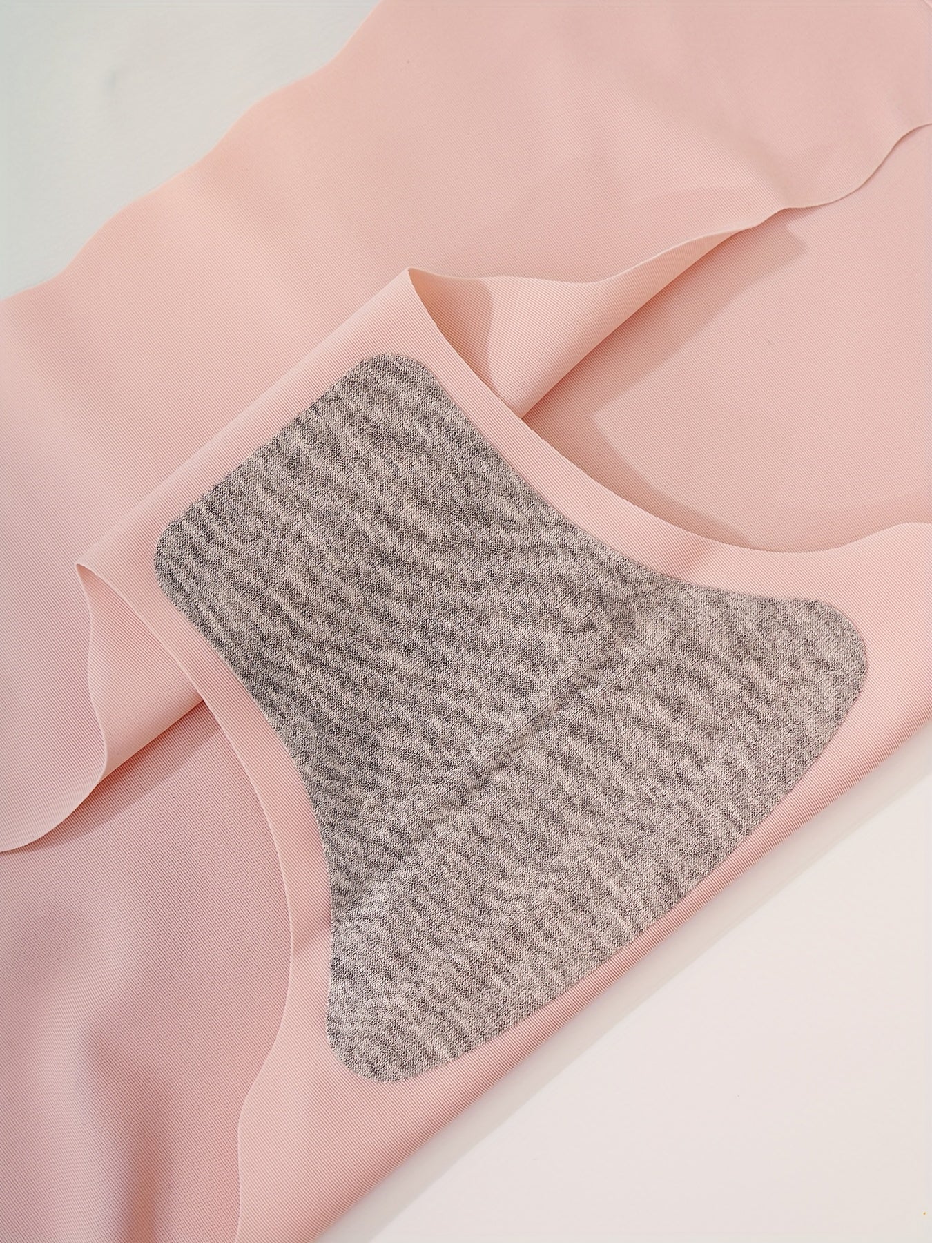 7pcs Seamless Scallop Trim Briefs, Comfy & Breathable Simple Solid Panties, Women's Lingerie & Underwear