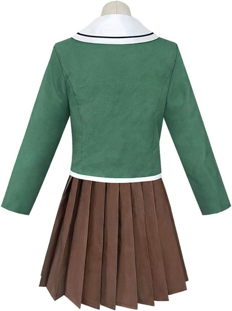 Chihiro Fujisaki Cosplay Costume School Uniform Dress Halloween Party Outfit for Girls Women Green