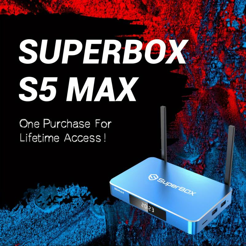 2024 SUPERBOX S5 MAX Smart TV Box Android Box Versatile Streaming Media Player for Ultimate 6K HD Unparalleled Multimedia Streaming