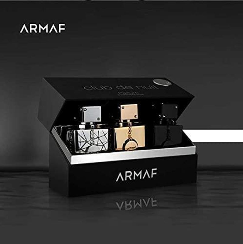 ARMAF Club De Nuit Parfum Gift Set for Men (Milestone, Sillage, Intense Men)