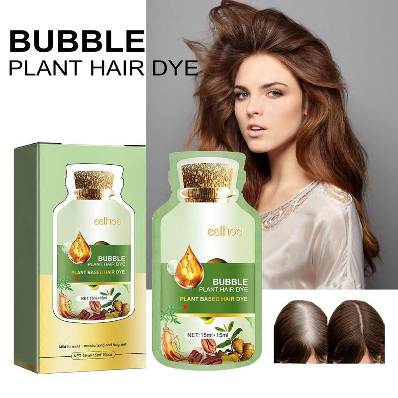 Natural Plant Hair Dye Shampoo (Covers Gray Hair)