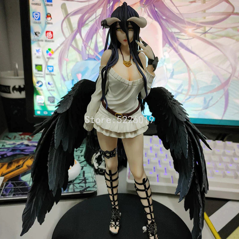 21Cm Overlord Albedo So-Bin Anime Figure Overlord III Albedo Action Figure Albedo Figurine Ainz Ooal Gown Figure Toys