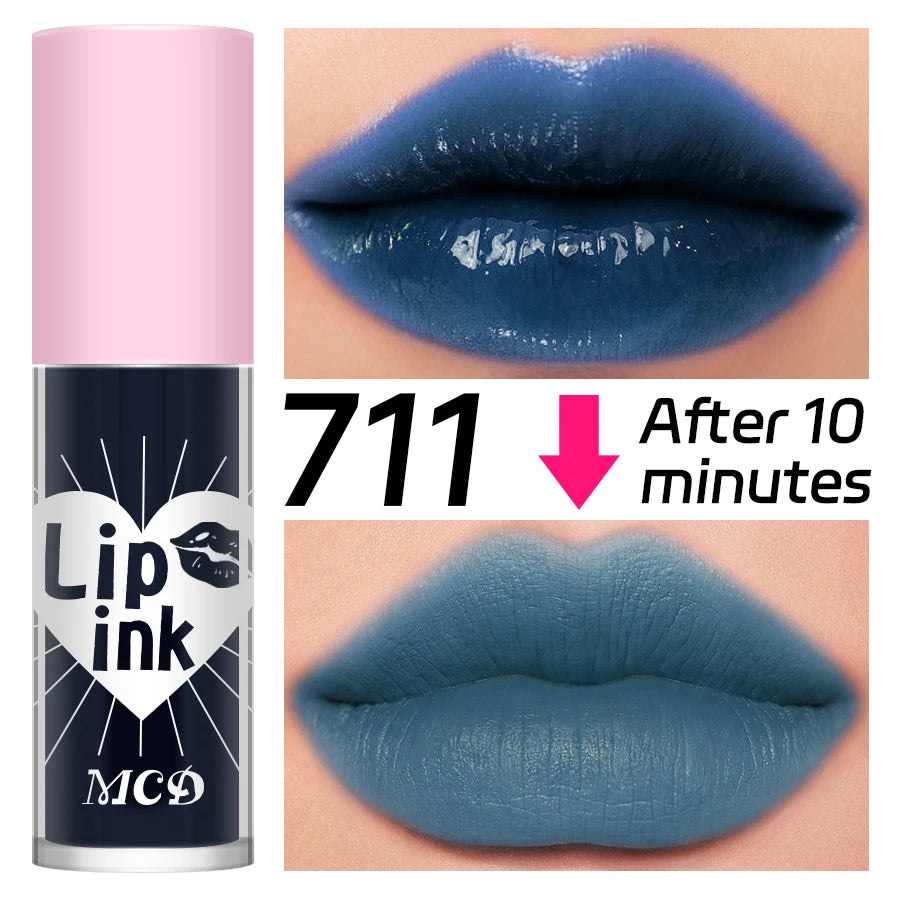 12 Color Lip Tint Non-Stick Cup Liquid Lipstick Waterproof Lip Gloss Long Lasting Water Lip Stain Lip&Cheek Makeup Lip Plumper