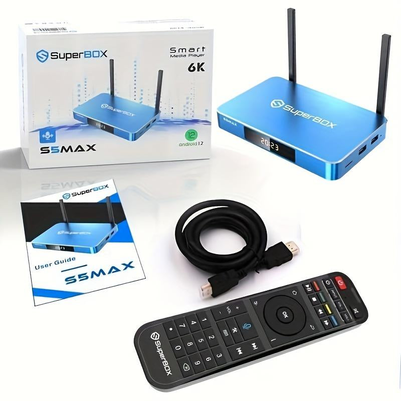 2024 SUPERBOX S5 MAX Smart TV Box Android Box Versatile Streaming Media Player for Ultimate 6K HD Unparalleled Multimedia Streaming