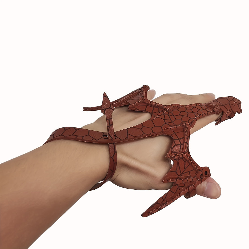 Elegant Men's Faux Leather Dragon Bracelet - Adjustable, Vintage-Inspired Wrap Cuff for Cosplay & Fashion