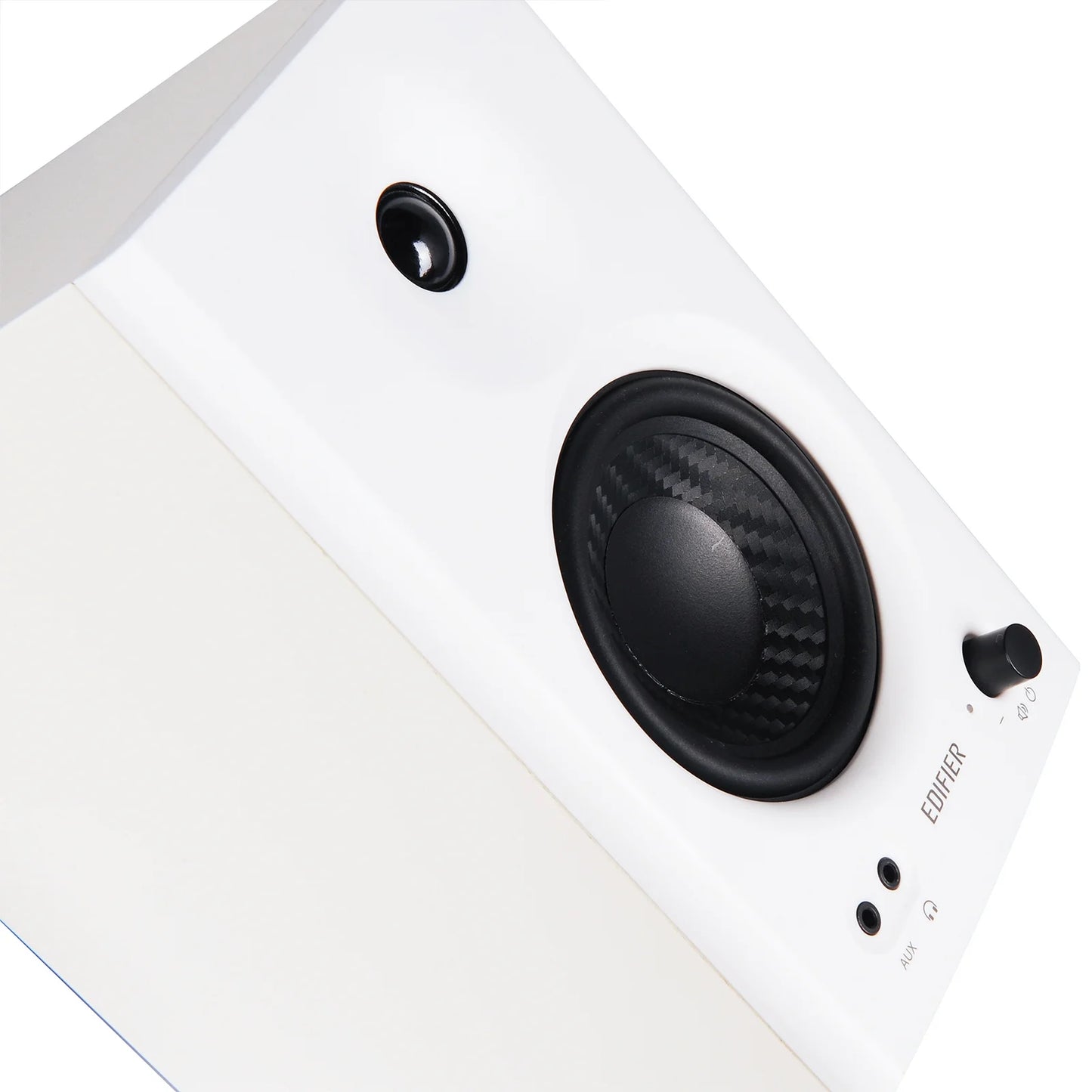 MR4 Active 4" Studio Monitor Speakers - Premium Near-Field Sound in White (Pair)