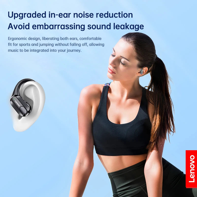 XT80 Wireless Sports Earphones - HiFi Stereo Sound, Bluetooth 5.3, LED Power Display, with Built-in Mics