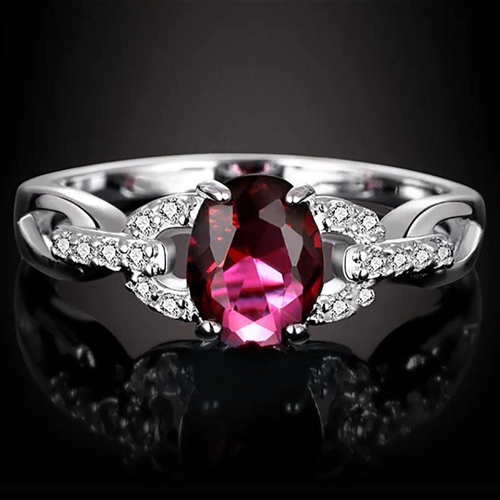 Promise Rings for Her Women'S Fashion Creative Diamond and Gemstone Style Ring