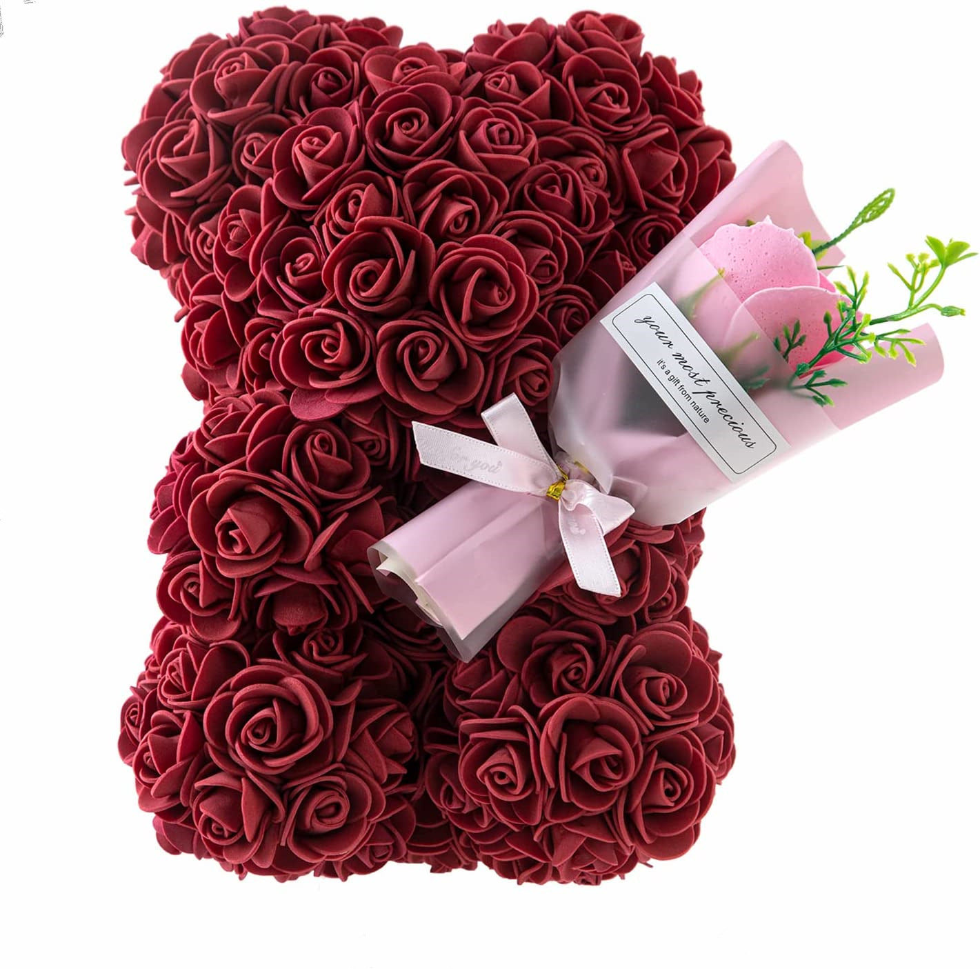 Rose Bear Preserved Fresh Flower Valentine's Day Birthday Gift