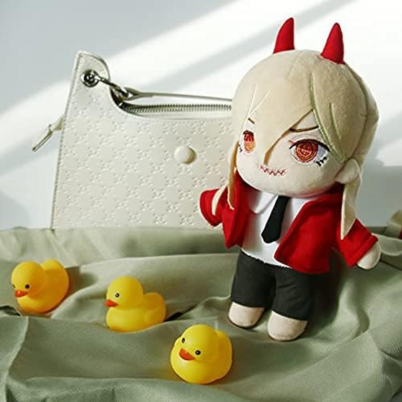 Anime Plush Doll Power/Hayakawa AKI Plushies Toy Stuffed Figure Gifts Decoration Cosplay Props for Kid Fans (Power, 20Cm/7.87Inch)