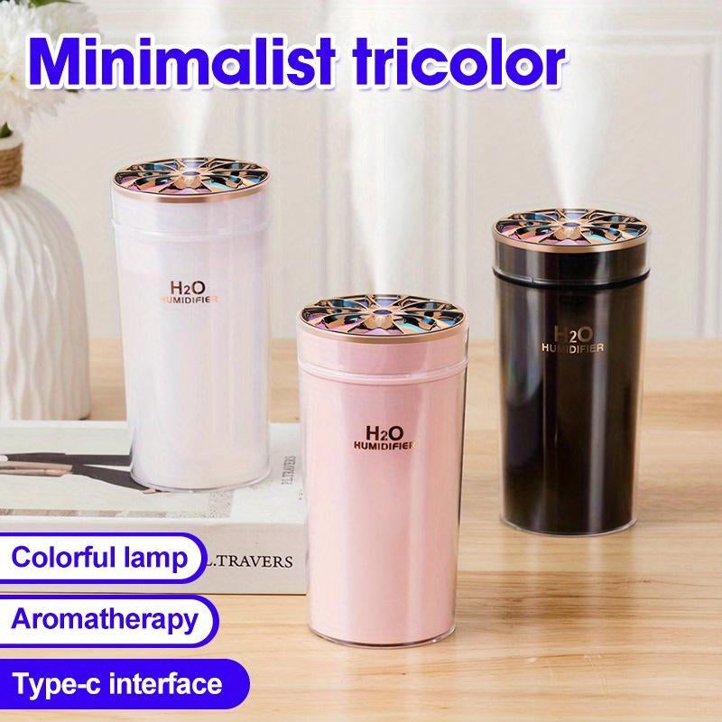 Portable 300ML USB Air Humidifier with Color LED Night Light - Perfect Aroma Diffuser for Home, Car, Office, and Bedroom