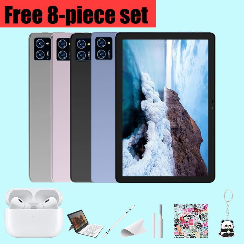 Achymoo A2 Tablet Bundle 10.1 Inch Android 13 128Gb Rom+4Gb Ram with Keyboard, Earbuds, Case, Smart Pen ,8Core Processor, 5000Mah Battery, 1280 * 800 Ips High-Definition Display Screen