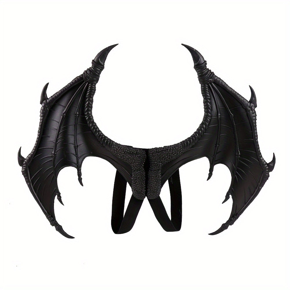 Delicate Retro Punk Oversize PU Foam Dragon Wings