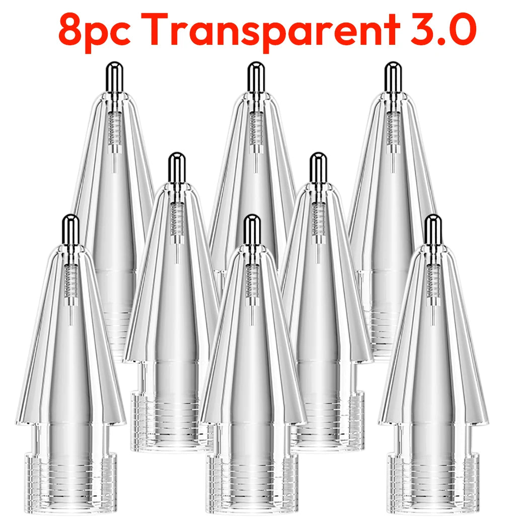 Replacement Tips for Apple Pencil 1st/2nd Gen iPencil Nibs No Wear Out Upgraded for iPad Pro Pencil 2/1 Gen 애플펜슬 펜촉